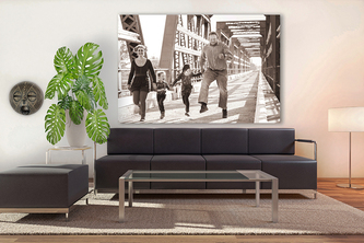 Grootformaat foto op forex wanddecoratie
